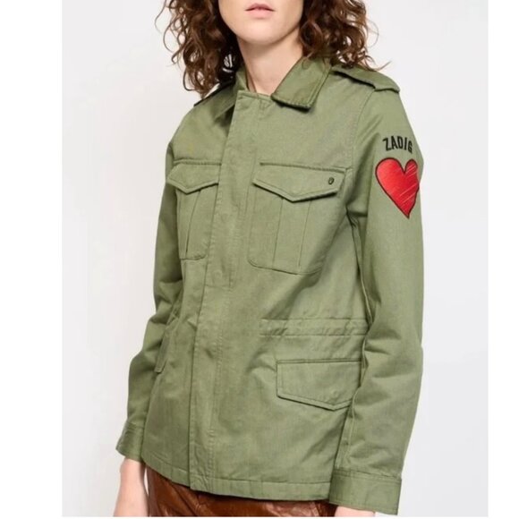 NWT Zadig & Voltaire | Kayak Heart Jacket - Picture 3 of 16